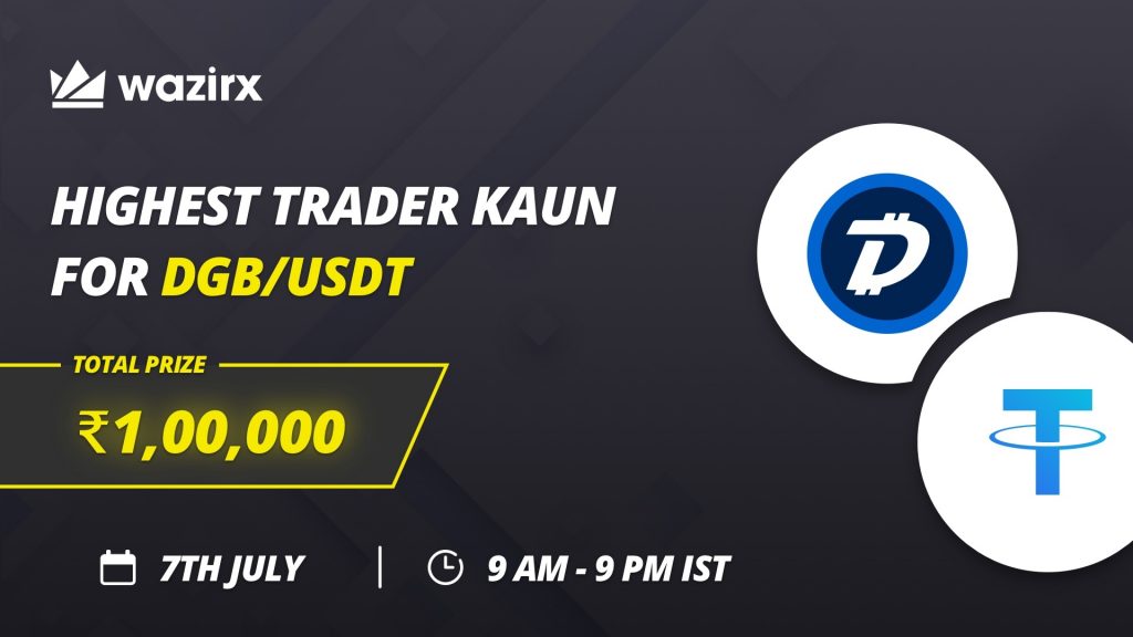 DigiByte on WazirX + Highest Trader Kaun