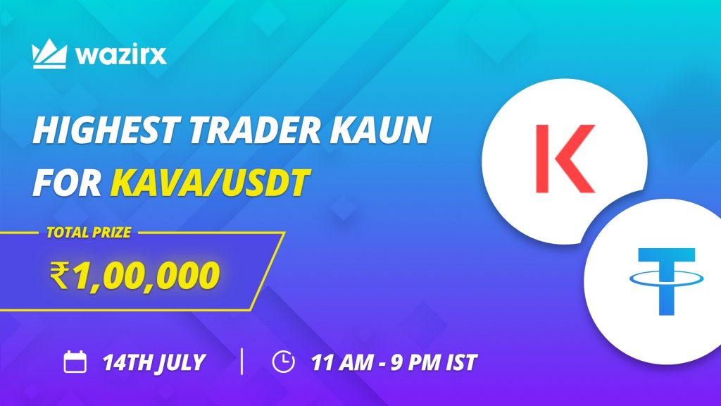 Kava on WazirX + Highest Trader Kaun