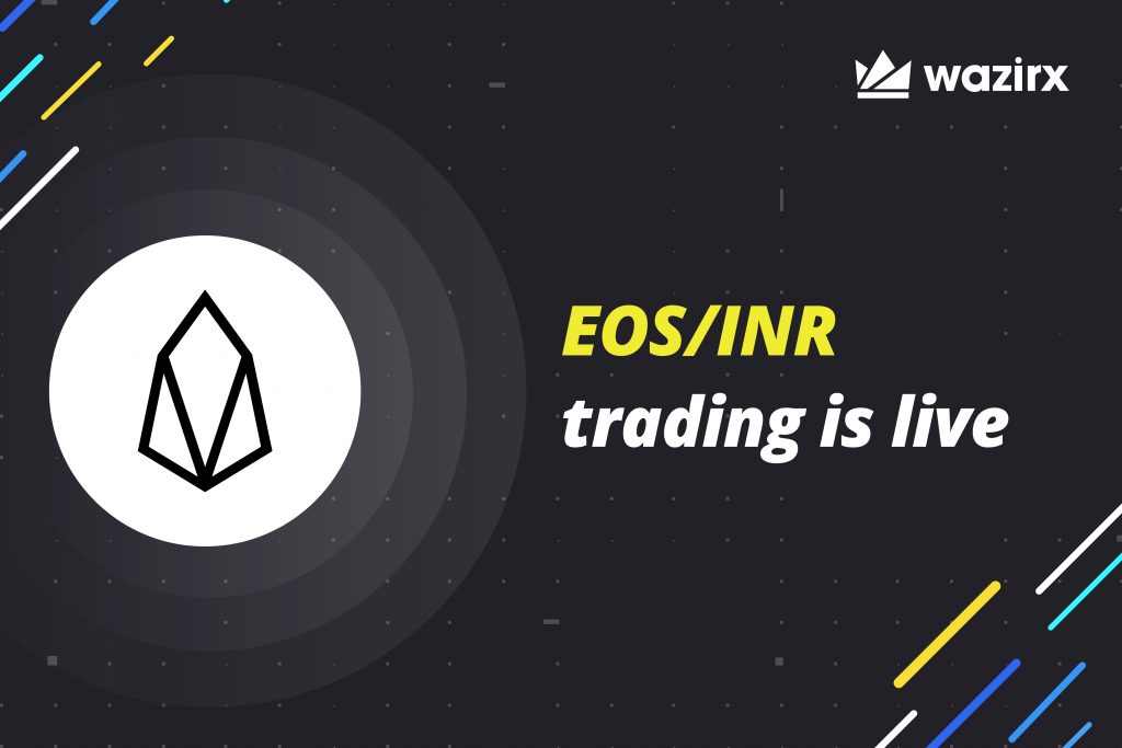 EOS/INR Trading on WazirX