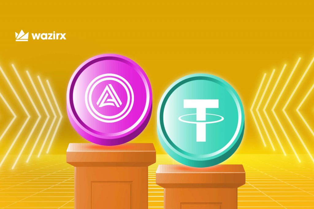 WazirX वर ACA/USDT व्यापार (ACA/USDT trading on WazirX)