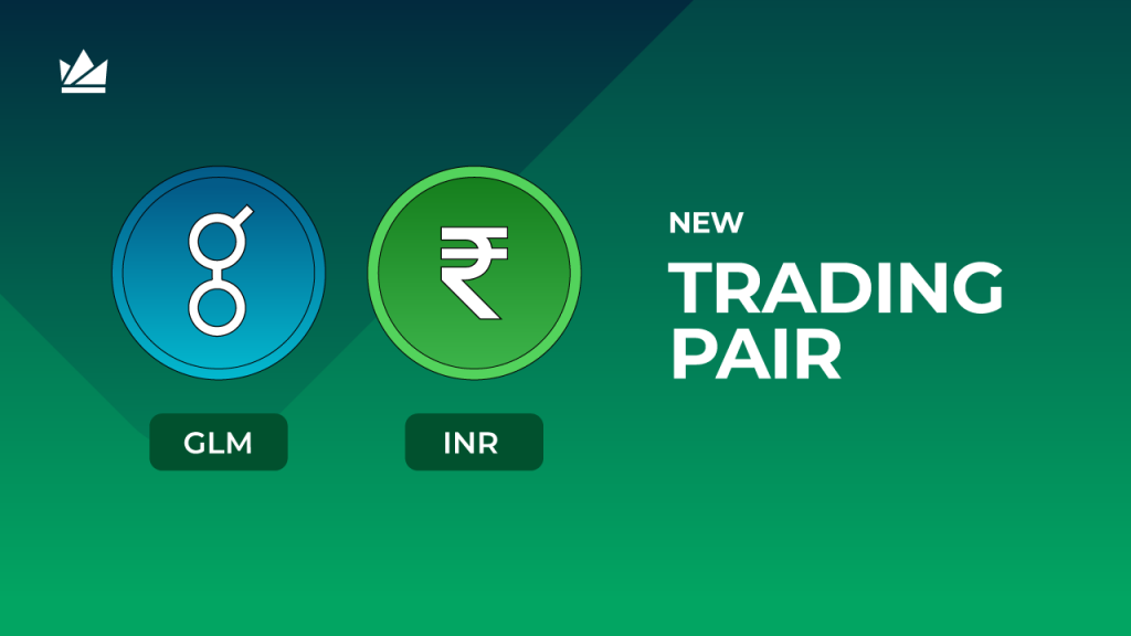 GLM/INR trading on WazirX