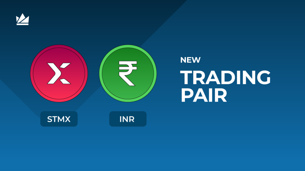 STMX/INR trading on WazirX