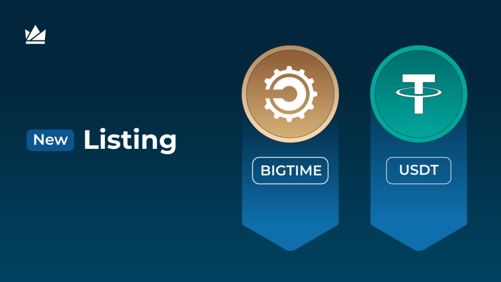 BIGTIME/USDT trading on WazirX