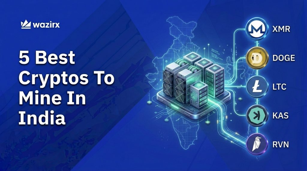 Compare the best cryptos to mine in India in July 2026. Explore XMR, KAS, RVN, LTC, and DOGE by hardware, electricity cost, and mining risk.