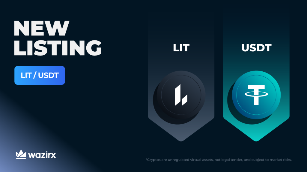 LIT/USDT trading is now live on WazirX